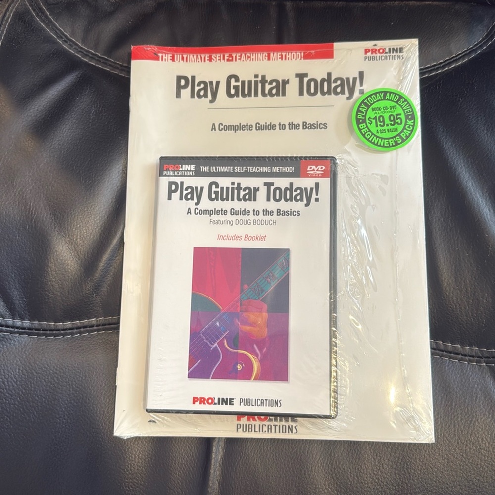 PLAY GUITAR TODAY! A Complete Guide to the Basics DVD and manual